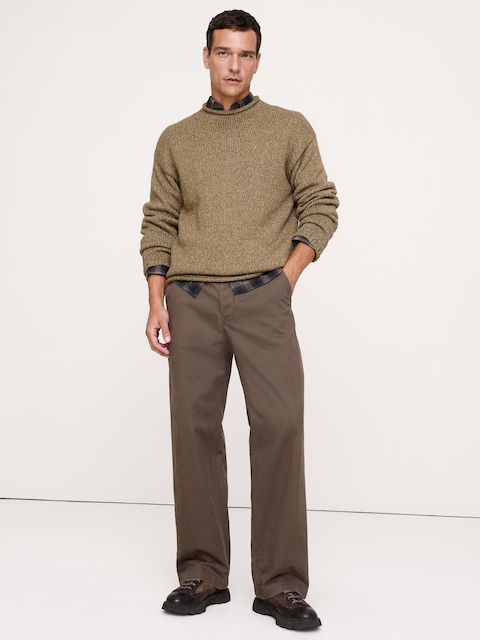 Cotton Roll-Neck Sweater