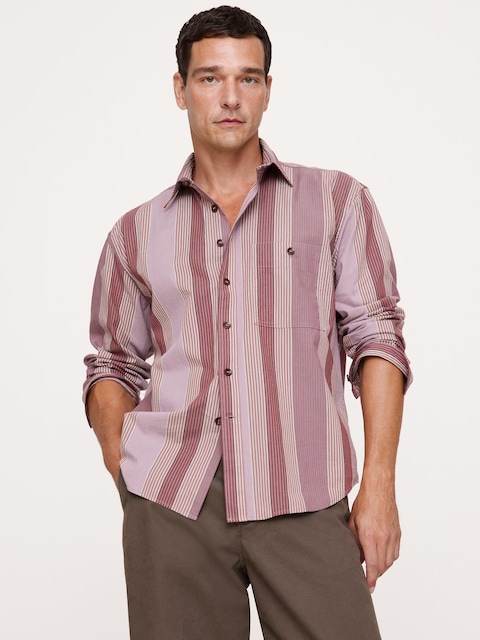 Relaxed-Fit Washed Cotton Poplin Shirt