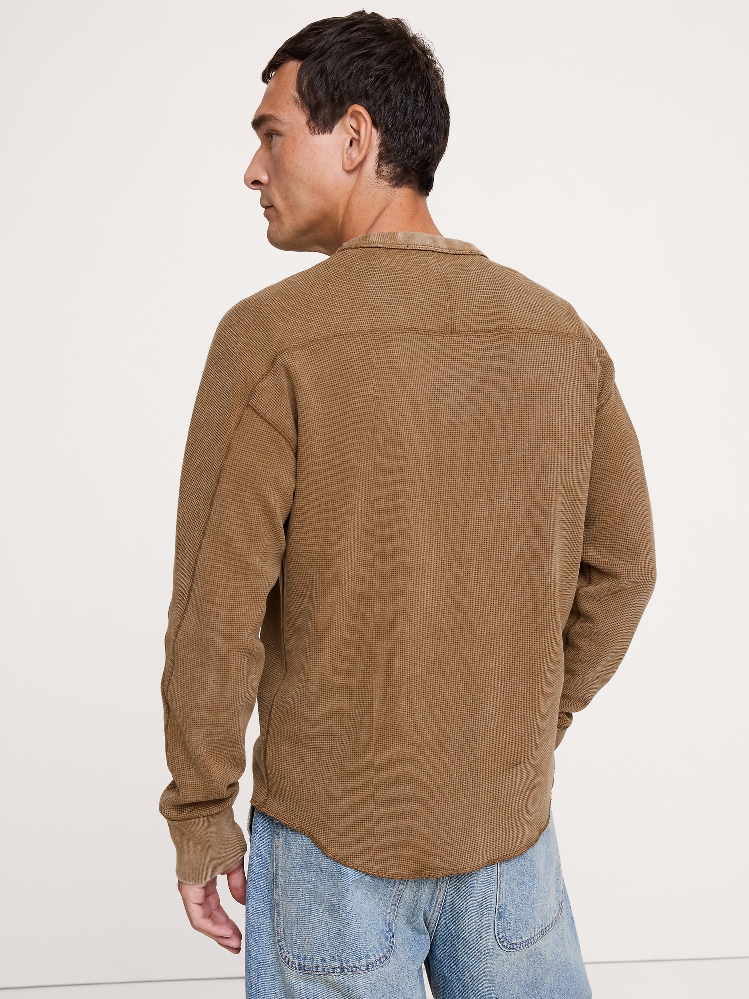 Cotton Waffle-Knit T-Shirt - thumbnail 2