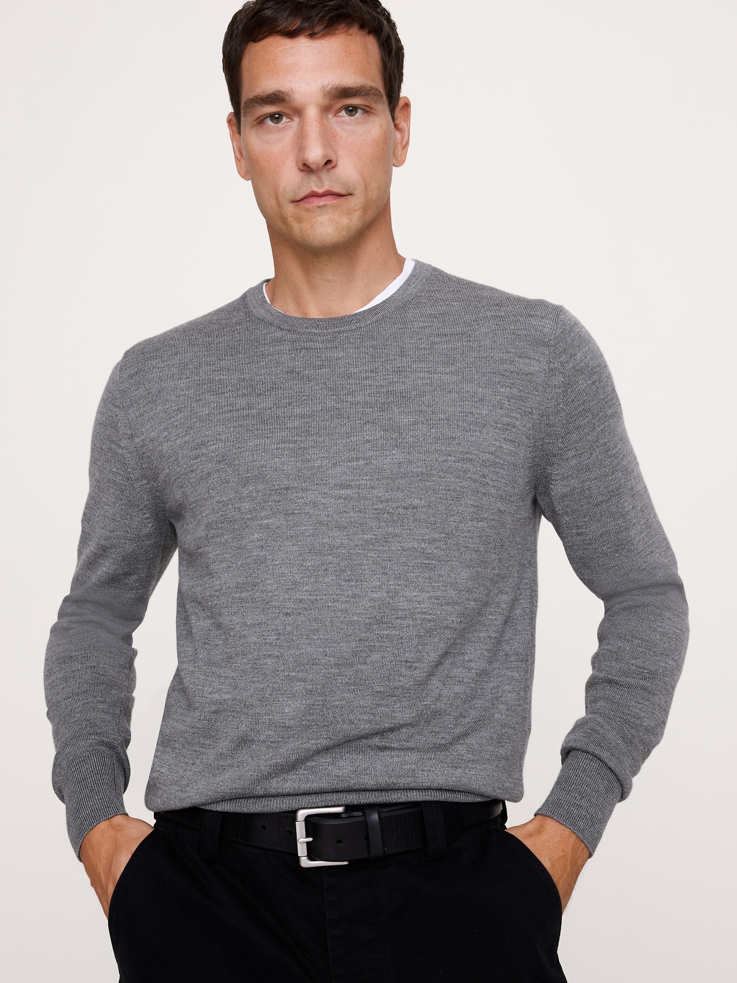 Merino Crew-Neck Sweater - thumbnail 6