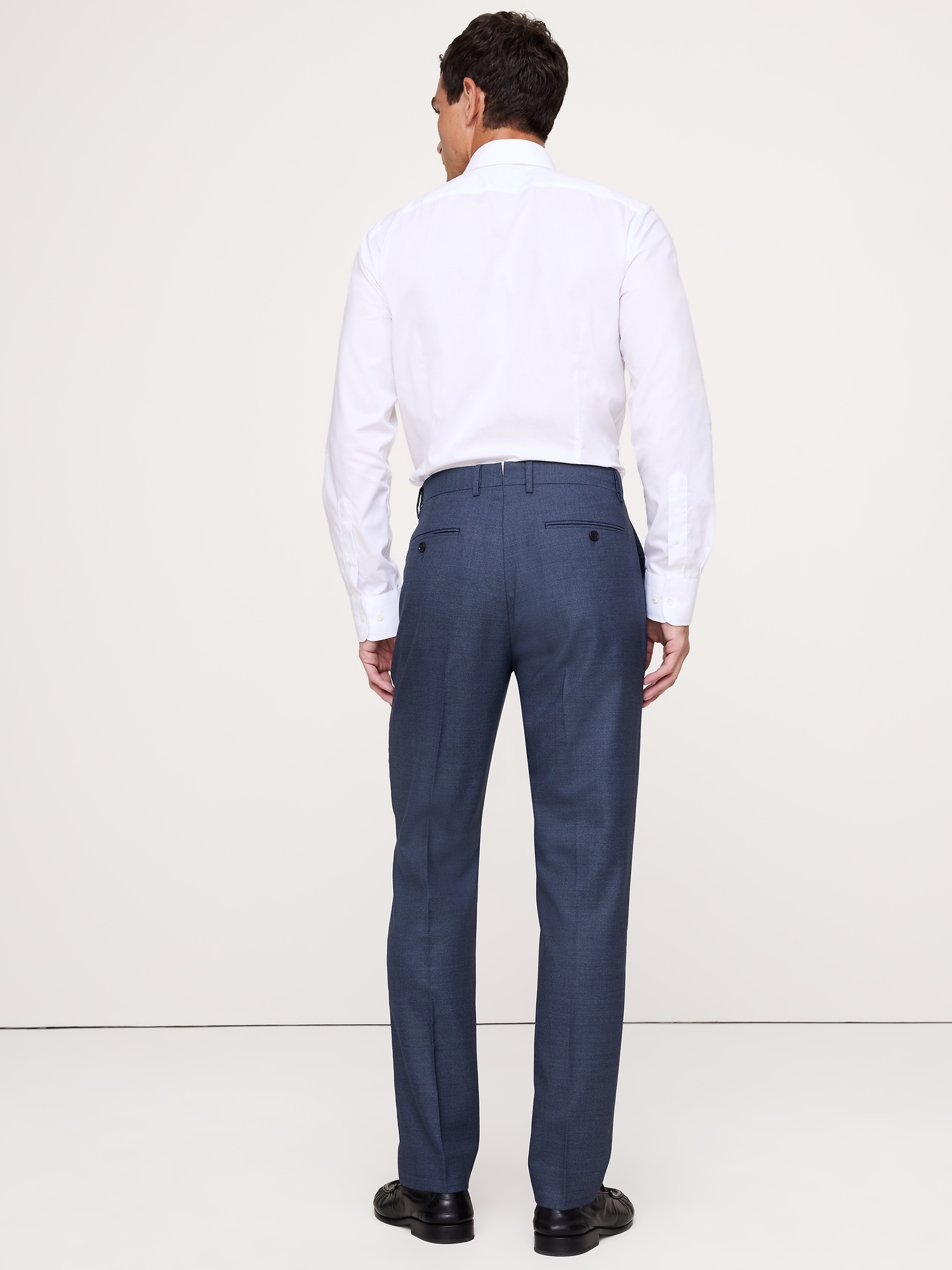 Tailored Slim Signature Stretch Italian Rustico Suit Pant - thumbnail 9