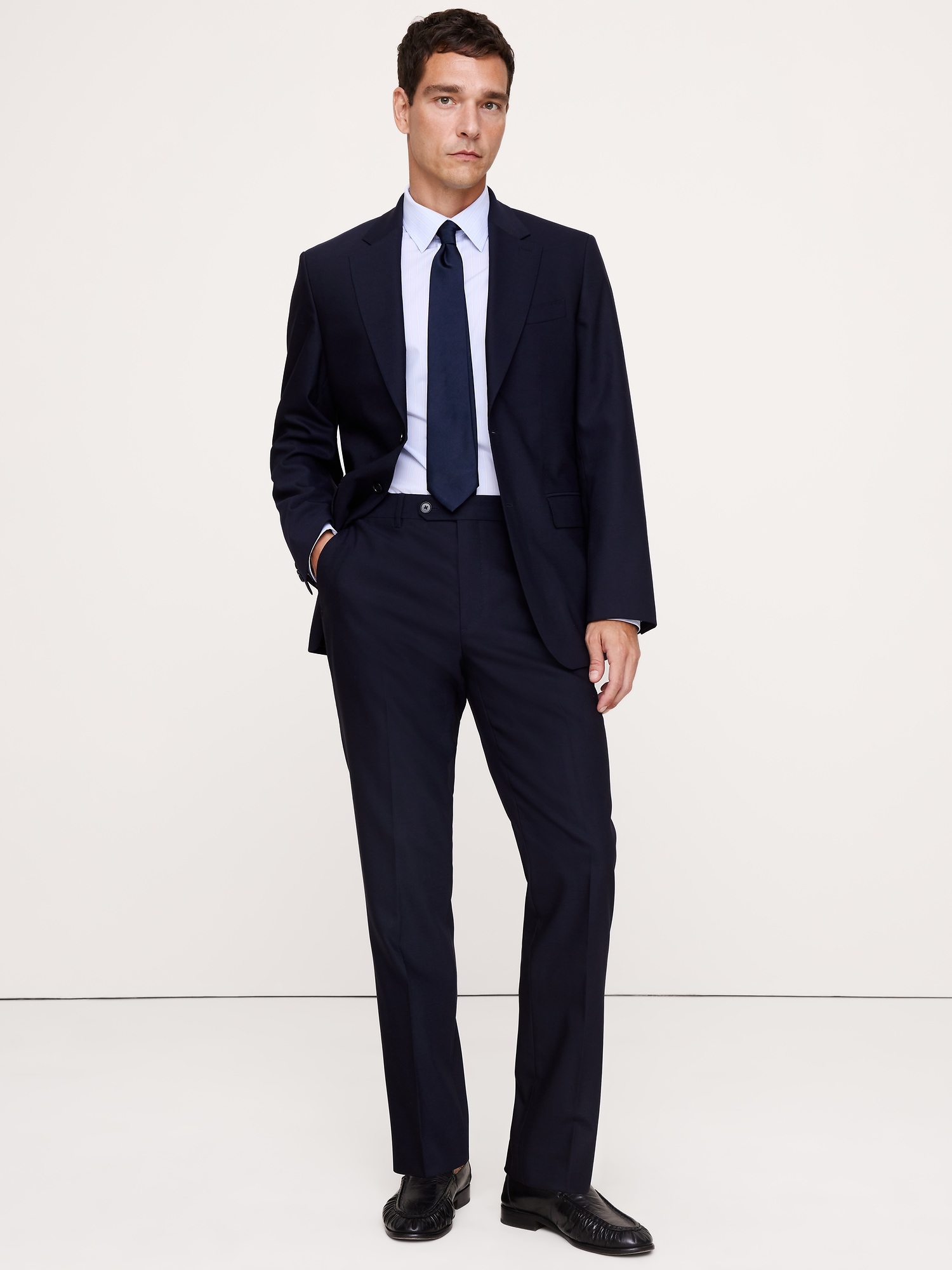 Tailored Slim Italian Baratha Suit Jacket - thumbnail 3