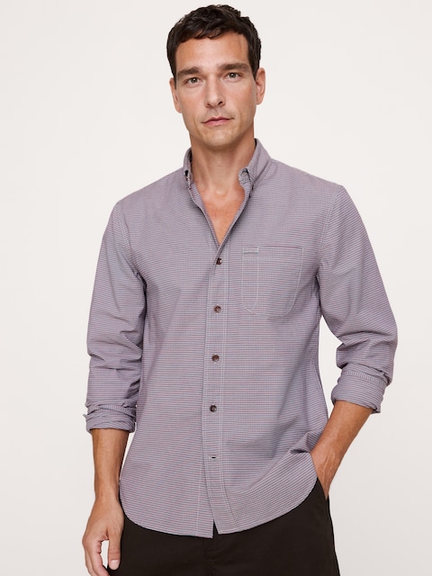 Standard-Fit Cotton Oxford Shirt