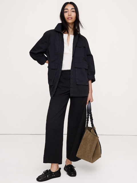 Mid-Rise Relaxed Painter Pull-On Pant