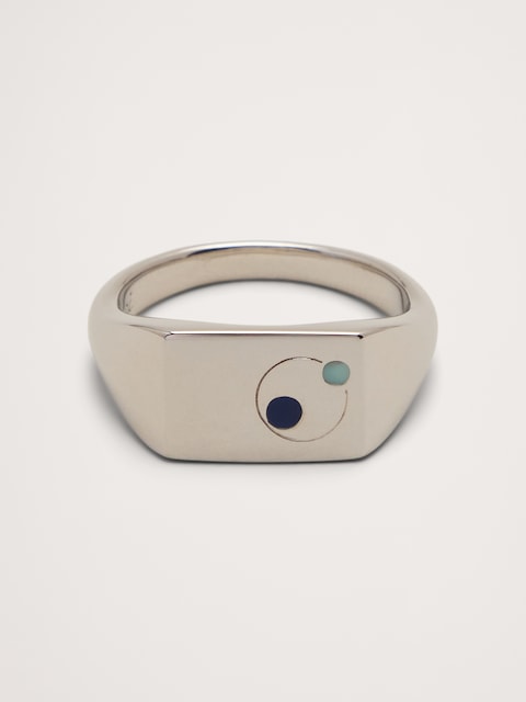 Orbit Signet Ring by Miansai