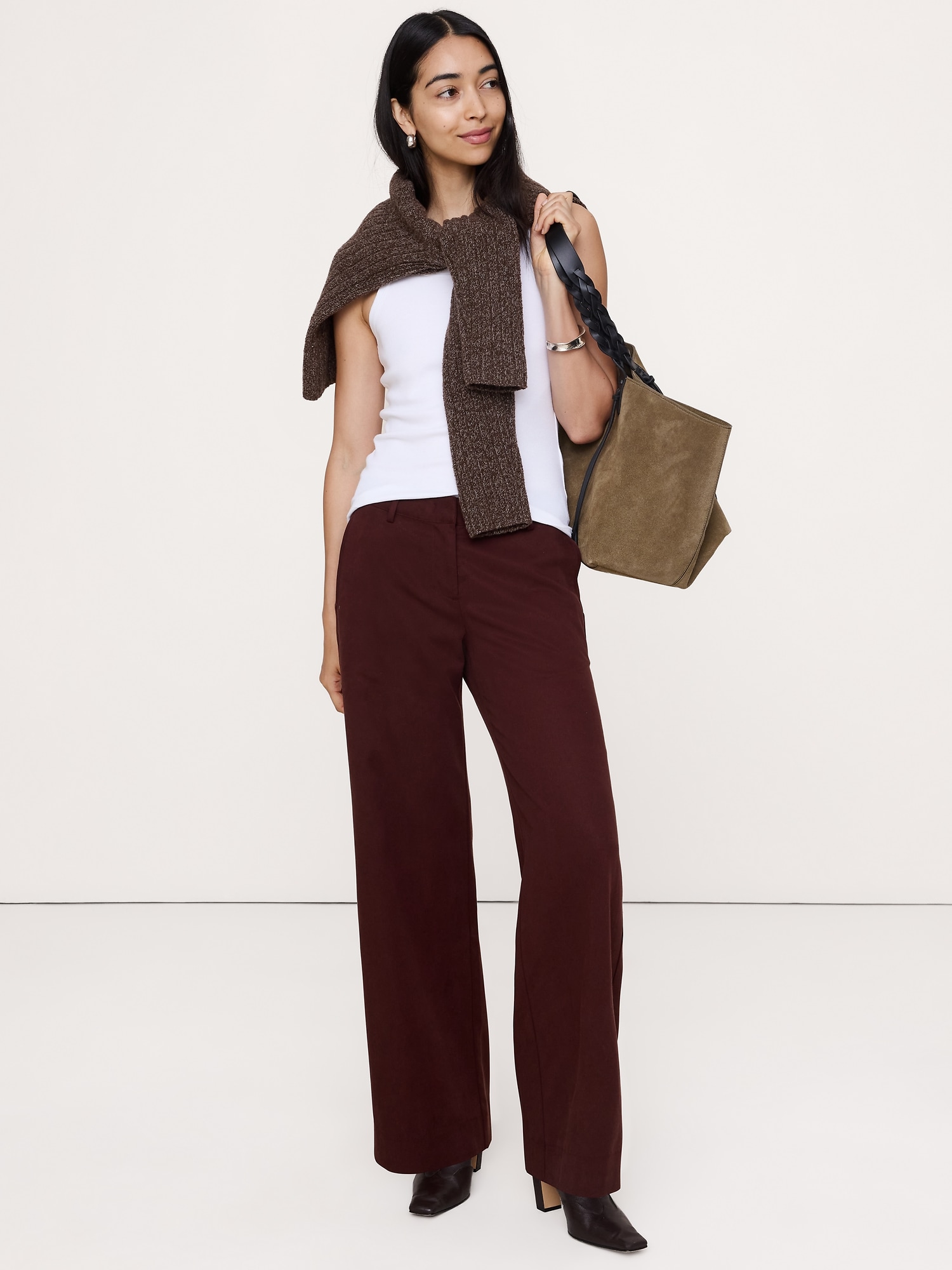 Image number 1 showing, The Everyday Wide-Leg Pant in Tencel™-Cotton