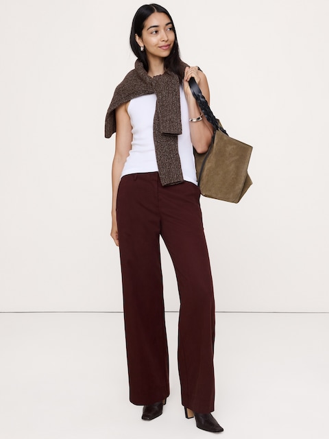 The Everyday Wide-Leg Pant in Tencel™-Cotton