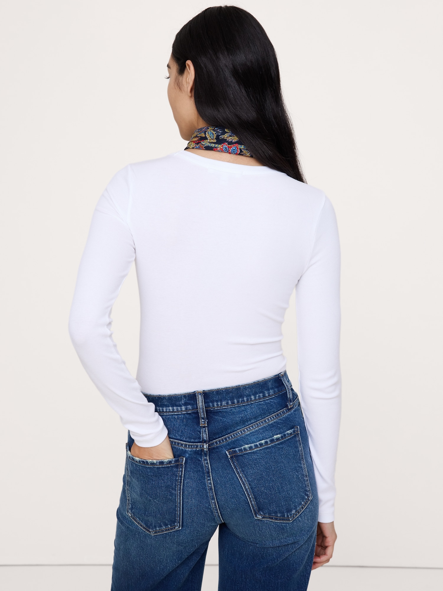 Image number 5 showing, Ribbed Crew-Neck T-Shirt