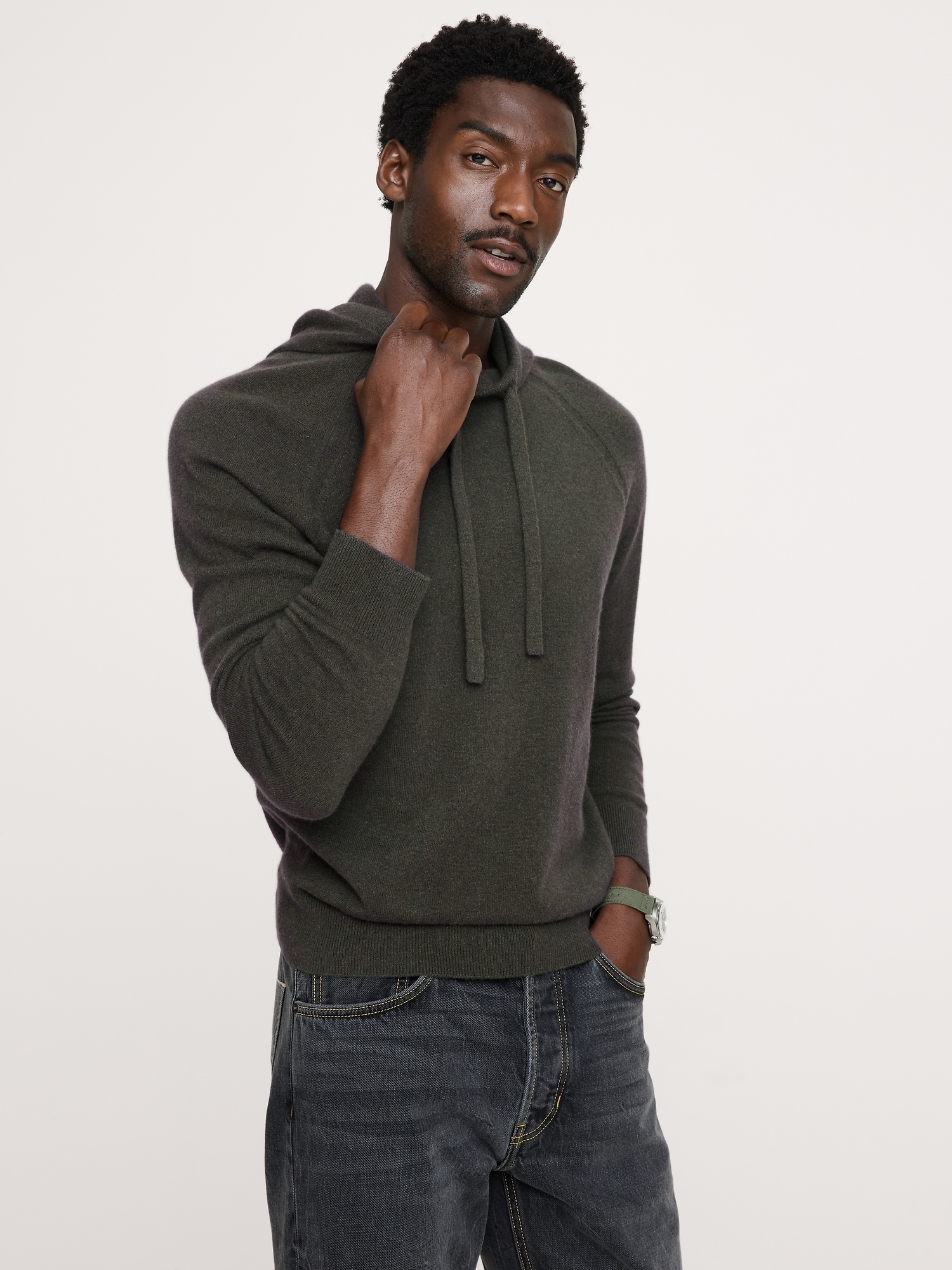 Cashmere Sweater Hoodie - thumbnail 8