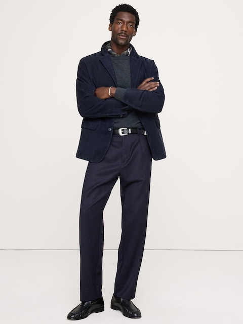 Relaxed Twill Dress Pant
