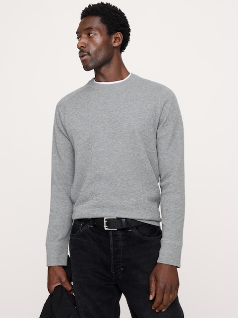 Slub Double-Knit Crew-Neck T-Shirt