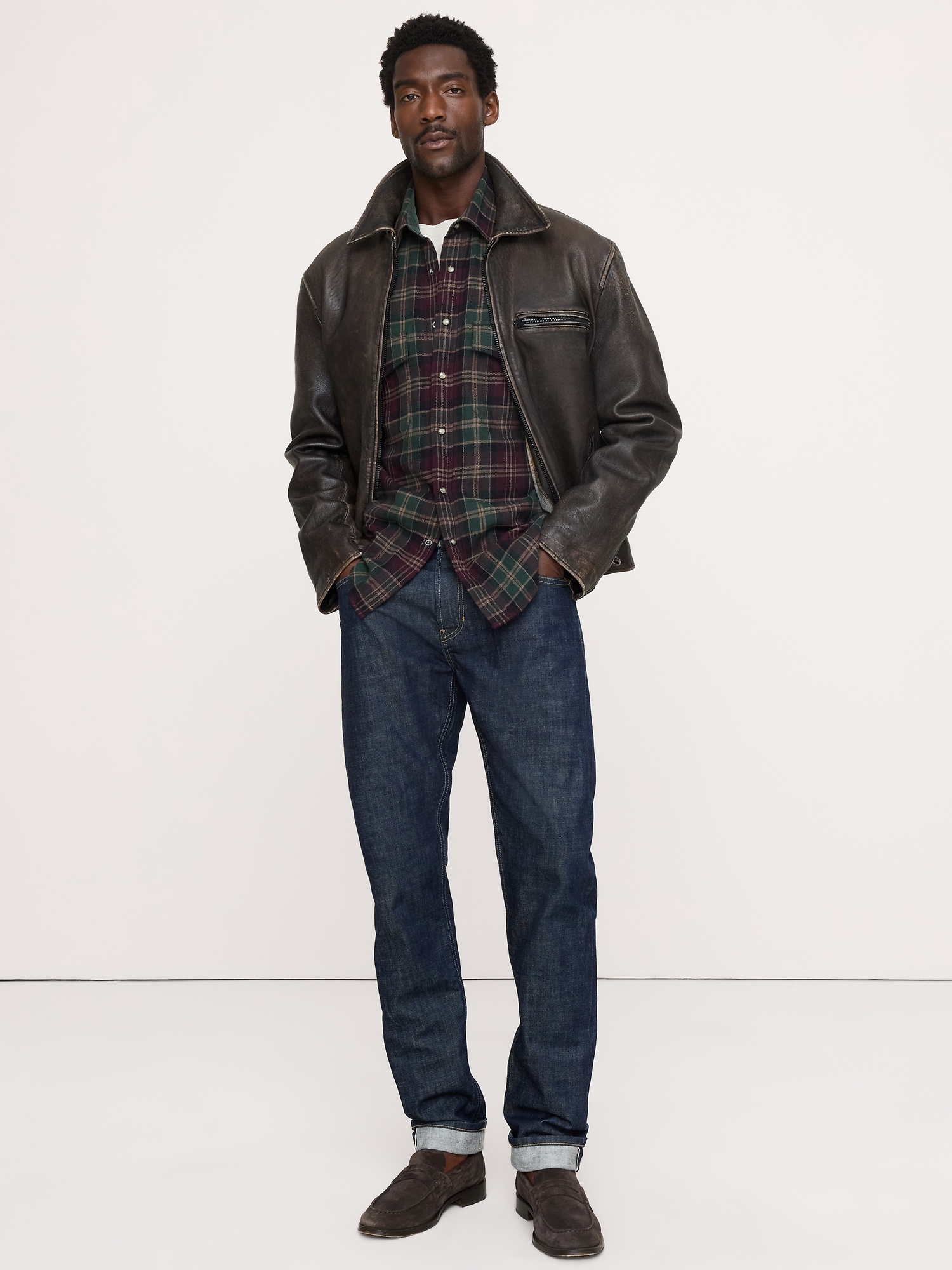Relaxed-Fit Plaid Cotton Twill Shirt - thumbnail 7