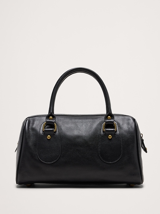 Heritage Leather Satchel Bag | Banana Republic