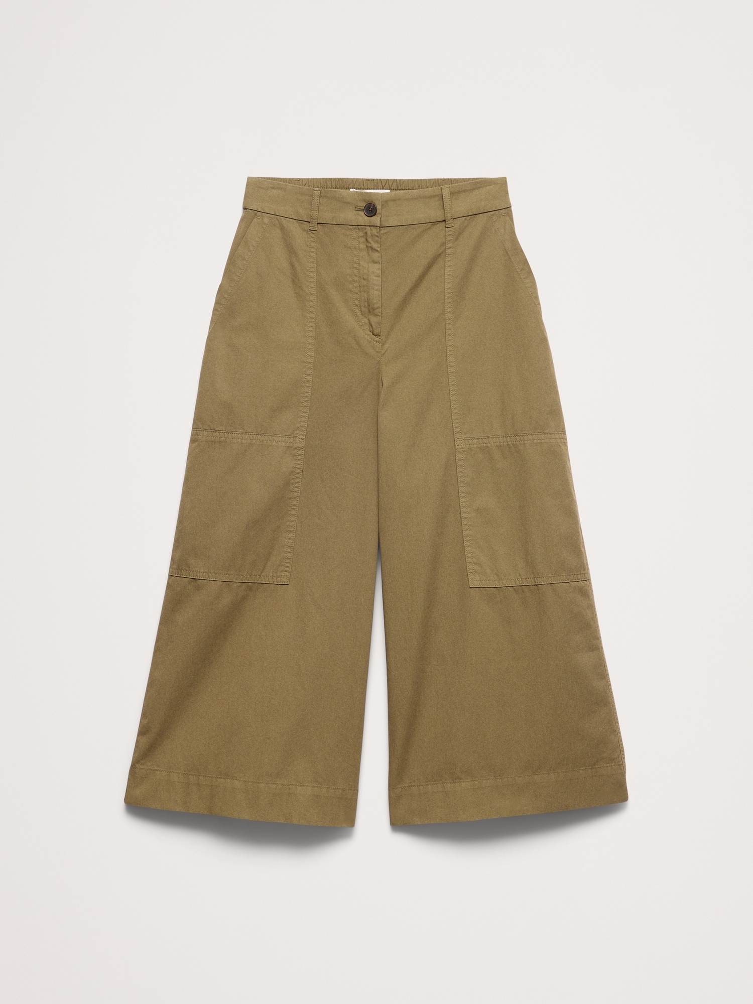 Image number 8 showing, Cotton Twill Culotte