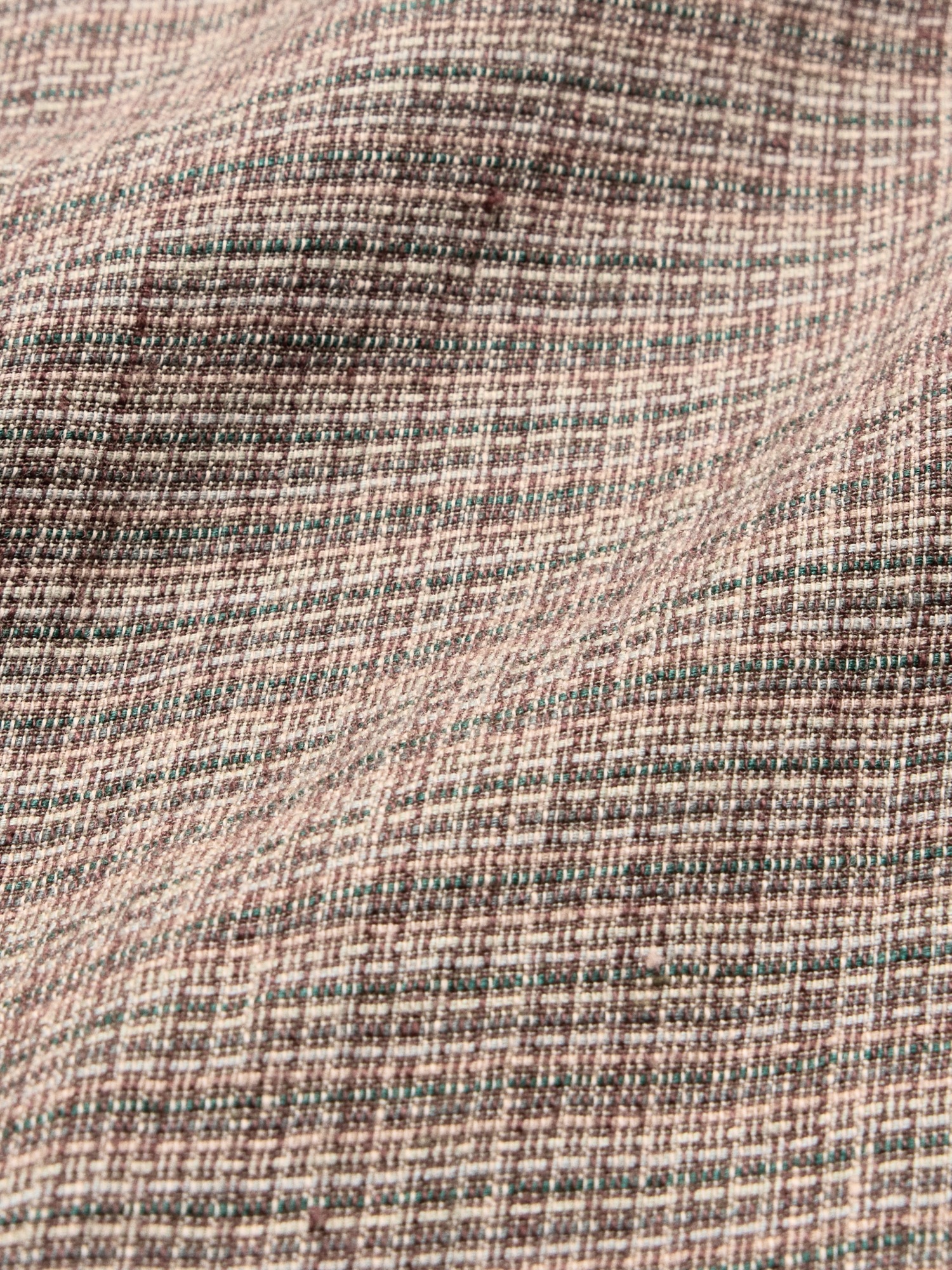 Мужская рубашка Banana Republic Standard-Fit Textured, цвет: Коричневый разноцветный — фото 5