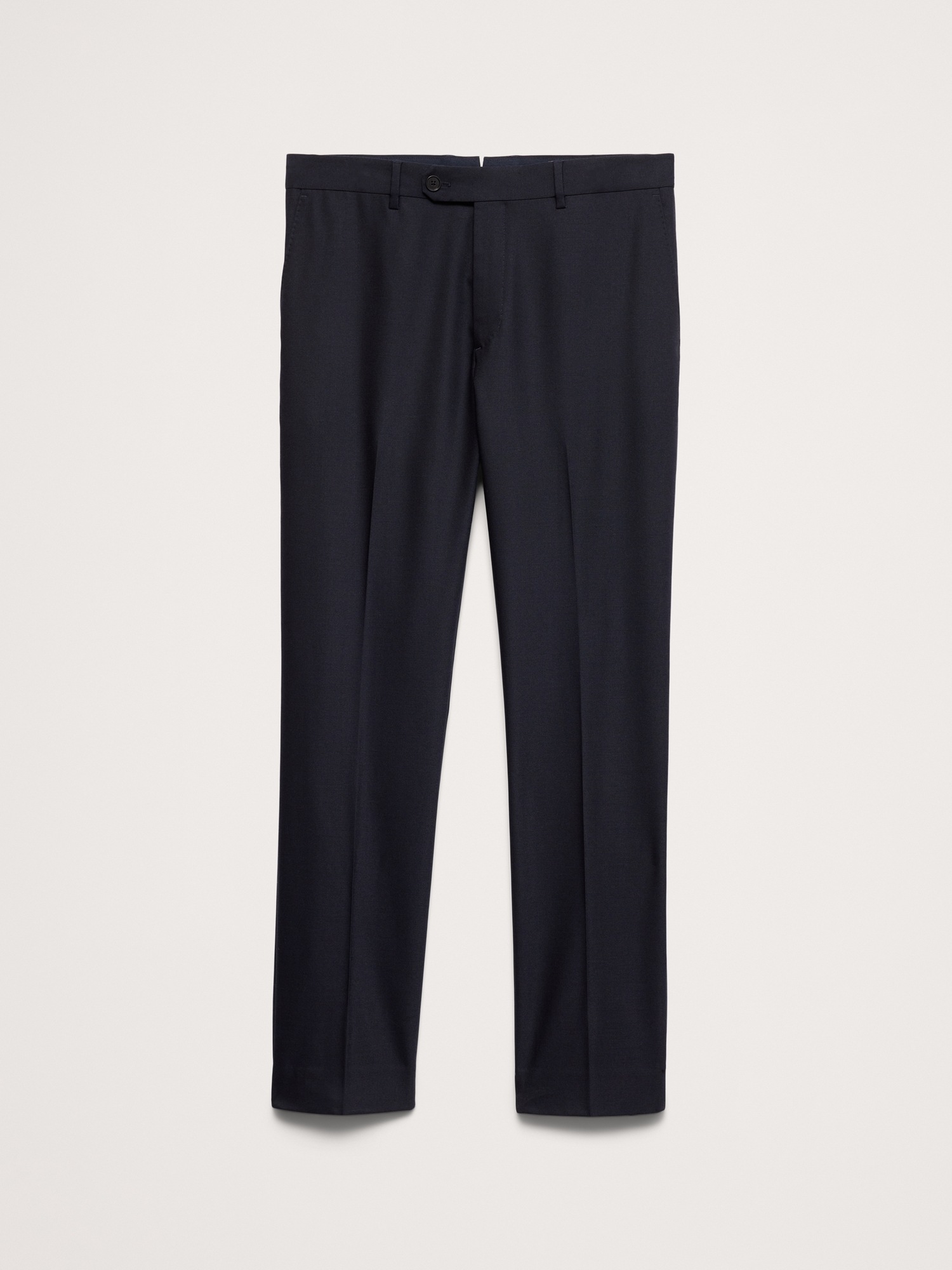 Мужские брюки Banana Republic Tailored Slim Italian Barathea Suit Pant, цвет: Тёмно-синий — фото 5