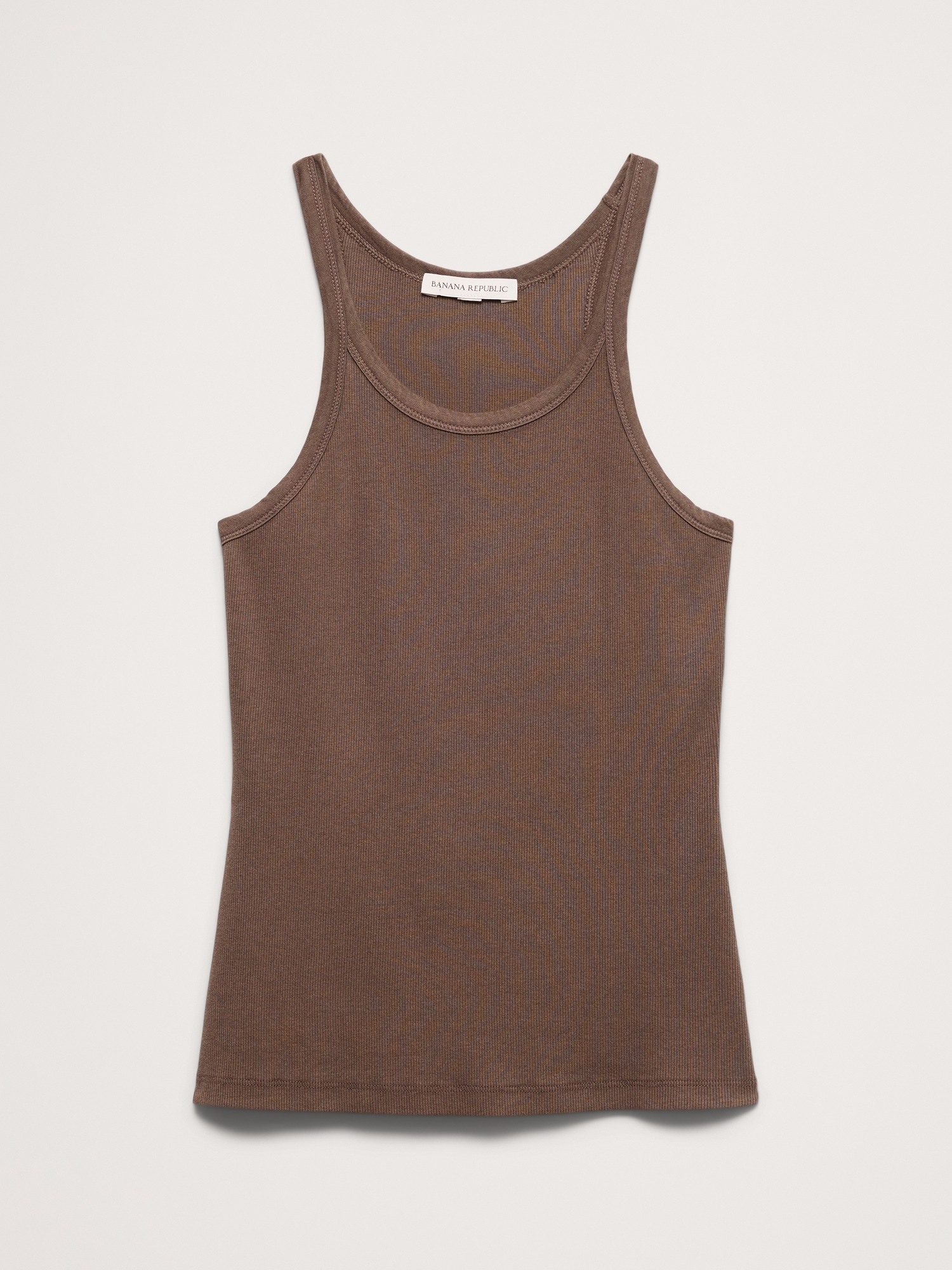 Image number 4 showing, Ribbed Scoop-Neck Tank