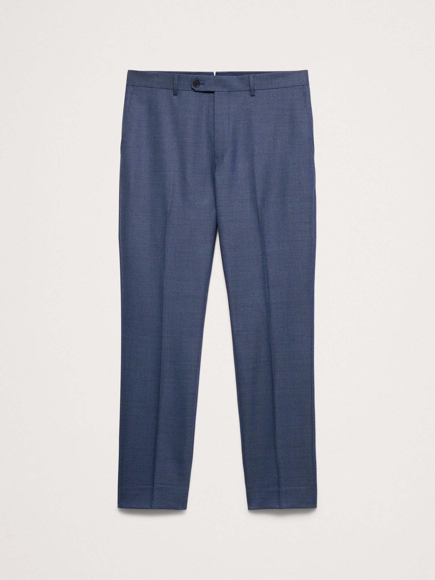 Мужские брюки Banana Republic Tailored Slim Signature Stretch Italian Rustico Suit Pant, цвет: Тёмный синий — фото 5