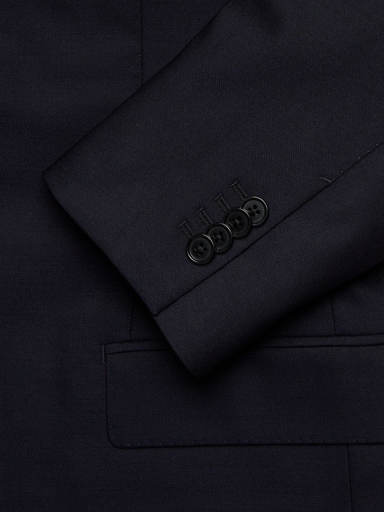 Мужской пиджак Banana Republic Tailored Slim Italian Baratha Suit, цвет: Тёмно-синий — фото 5