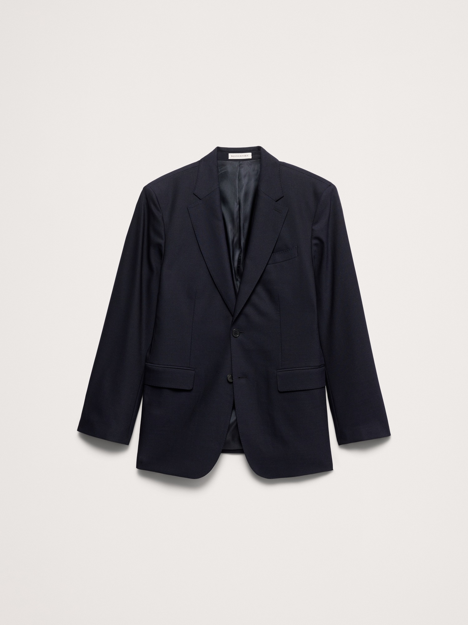 Мужской пиджак Banana Republic Tailored Slim Italian Baratha Suit, цвет: Тёмно-синий — фото 4