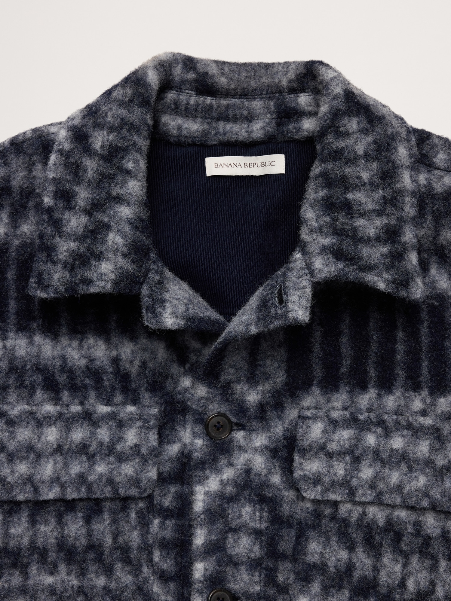 Boiled Wool-Blend Shirt Jacket - thumbnail 5