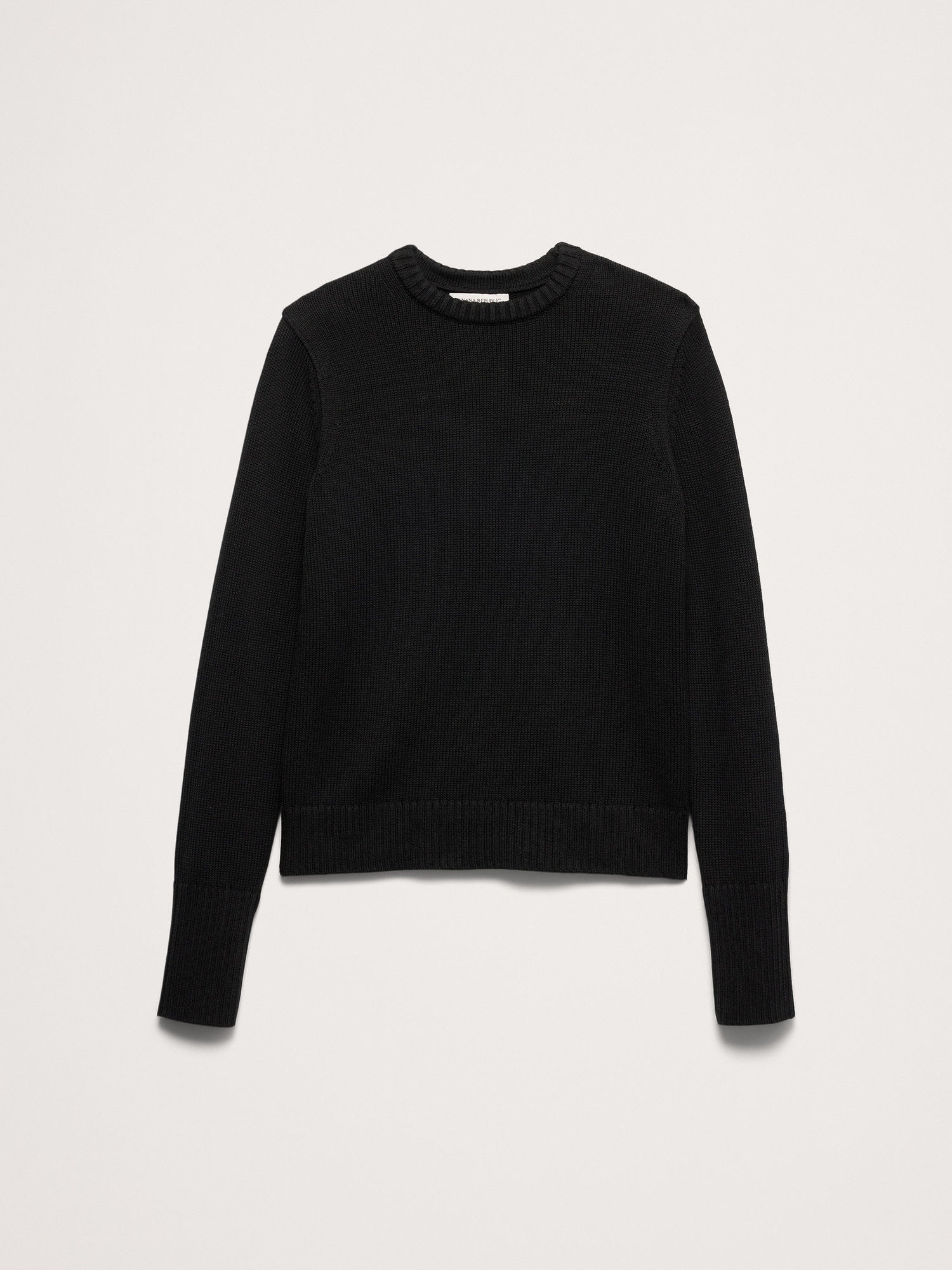 Image number 5 showing, Larkspur Cotton-Silk Crew-Neck Sweater