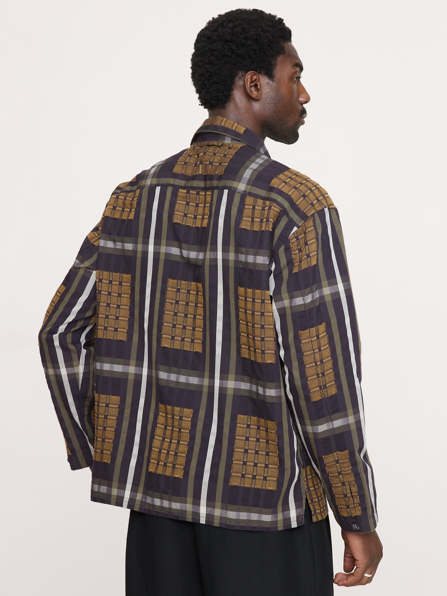 Relaxed-Fit Textured Cotton Shirt - thumbnail 2