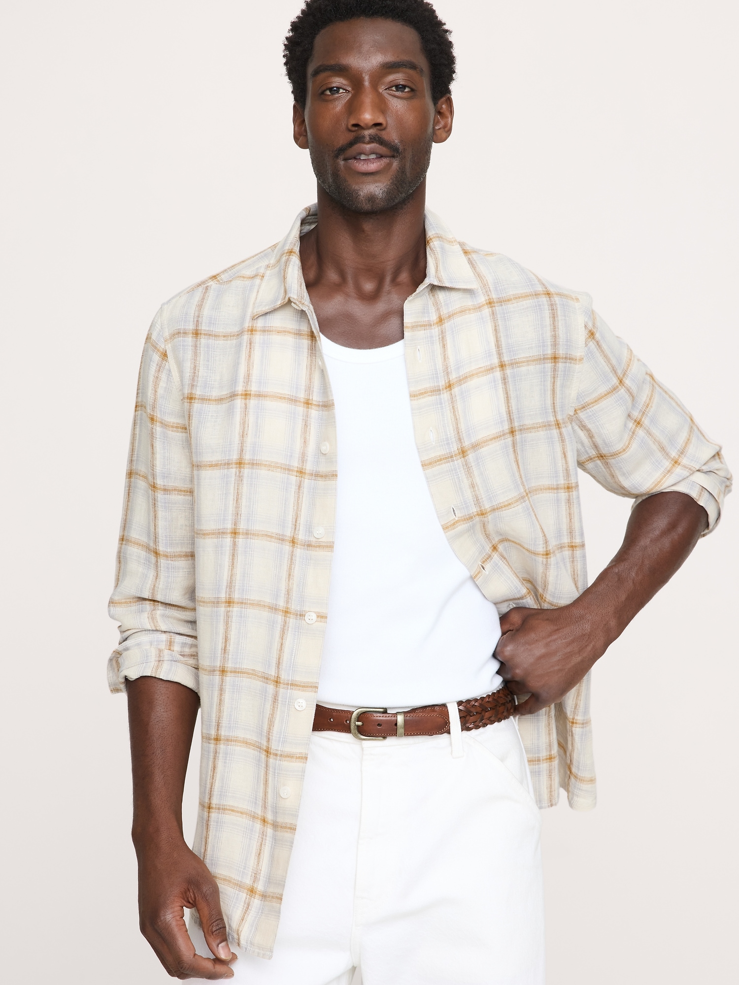Image number 2 showing, Vintage Woven Leather Belt