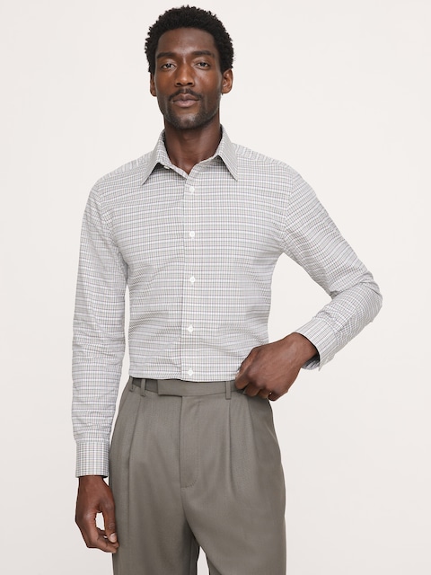 Slim-Fit Wrinkle-Resistant Dress Shirt