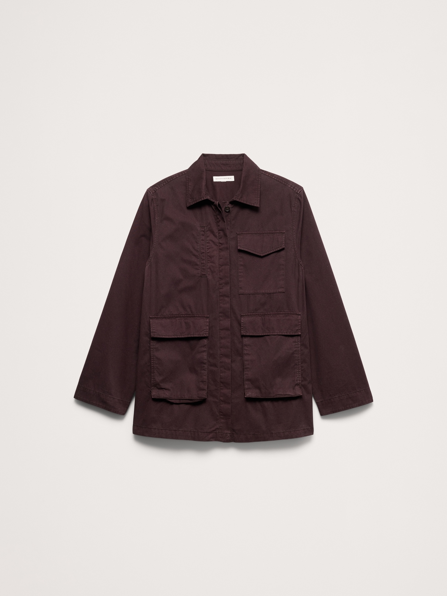 Image number 8 showing, Cotton Twill Shirt Jacket