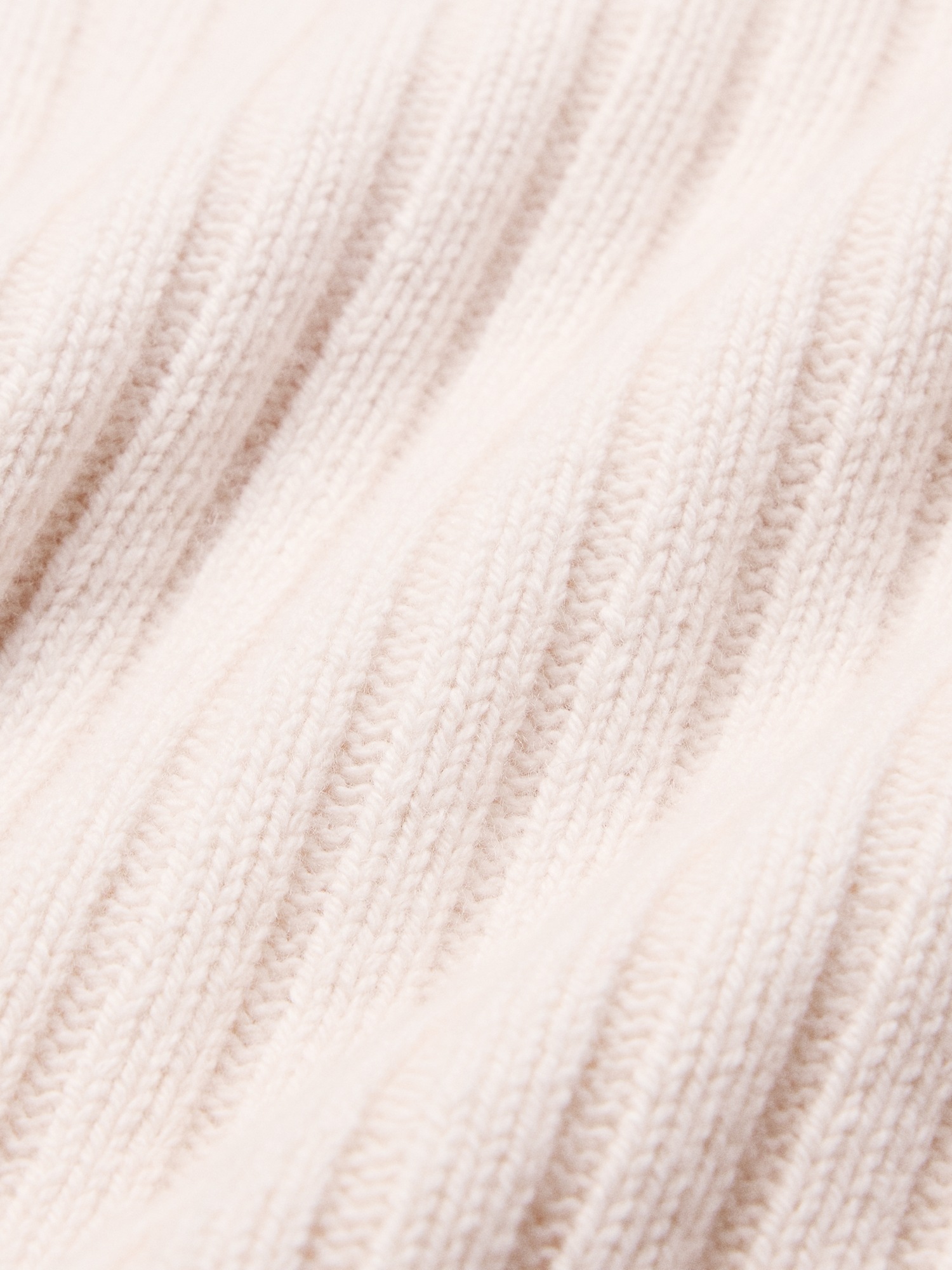 Женский свитер Banana Republic Wool-Cotton Drape-Neck, цвет: Кремовый белый — фото 5