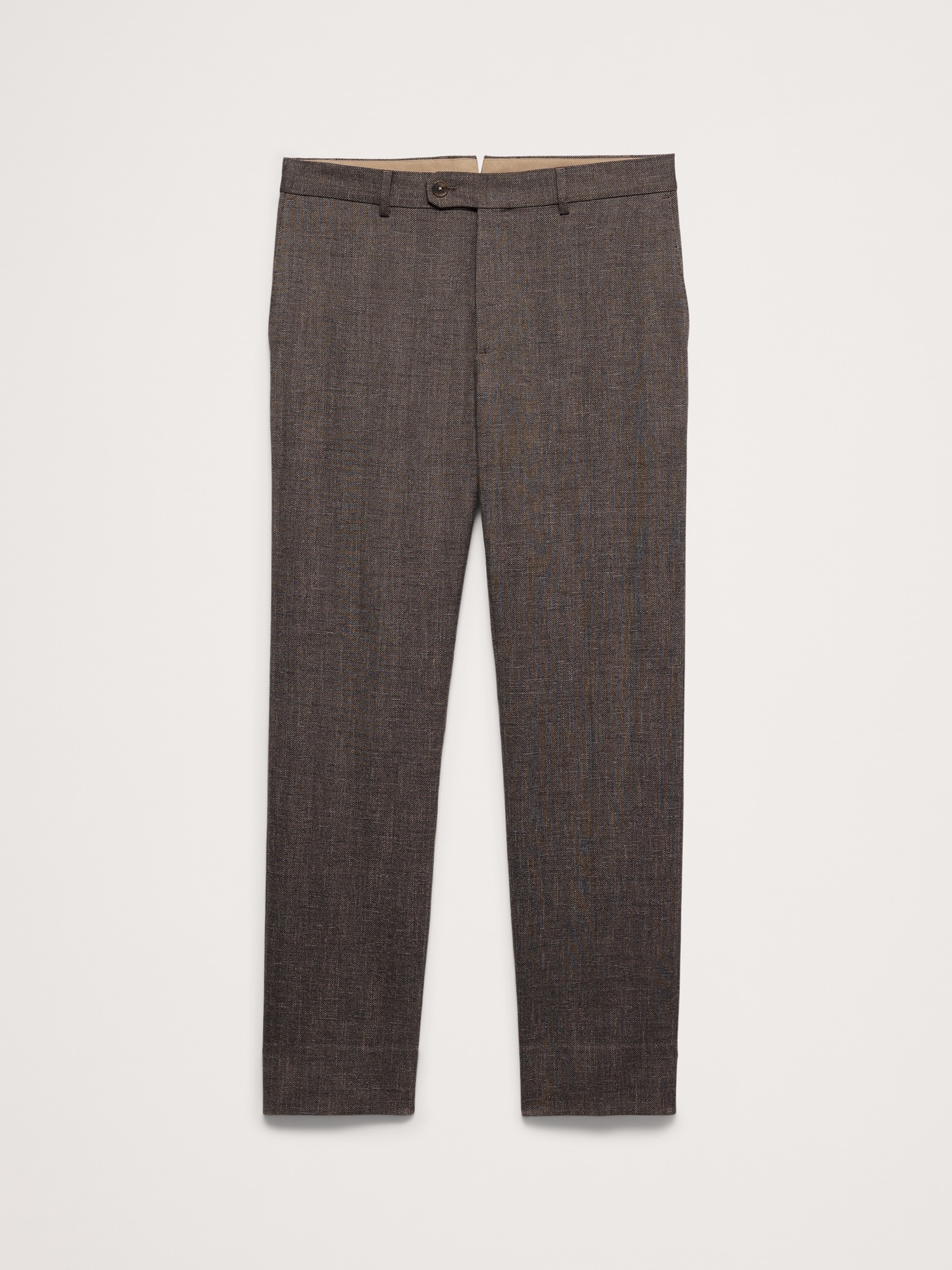 Tailored Slim Herringbone Wrinkle Resistant Dress Pant - thumbnail 8
