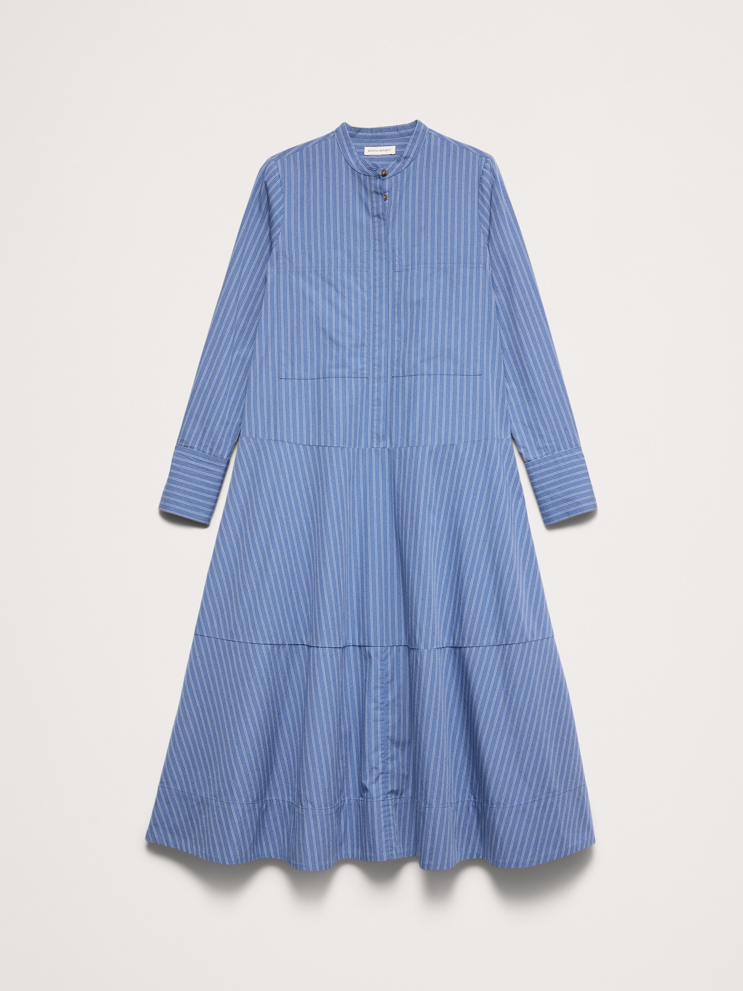 Cotton Trapeze Shirt Dress - thumbnail 4