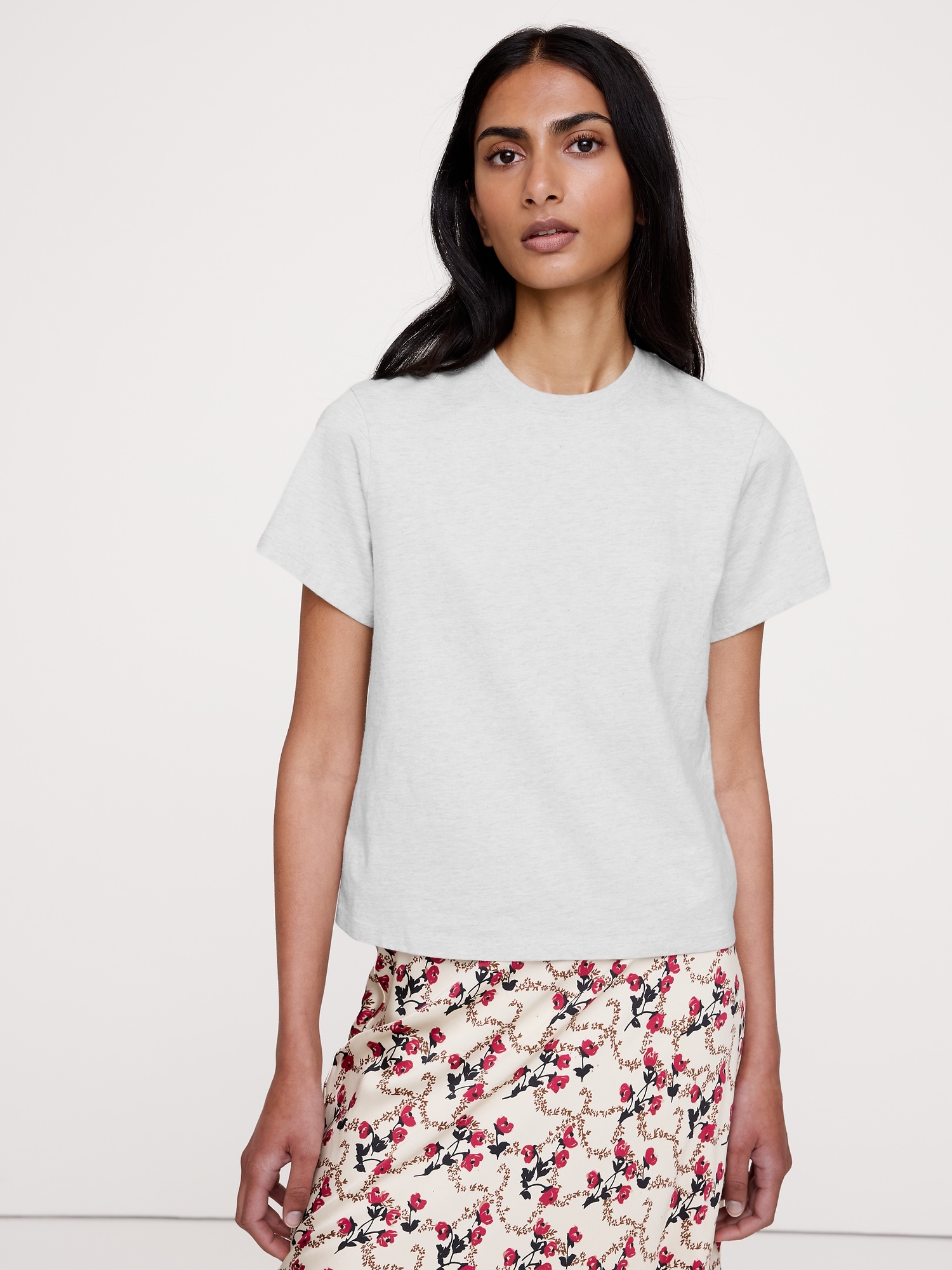 Image number 1 showing, Vintage Cotton Crew-Neck T-Shirt
