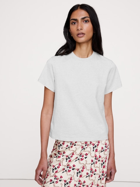 Vintage Cotton Crew-Neck T-Shirt