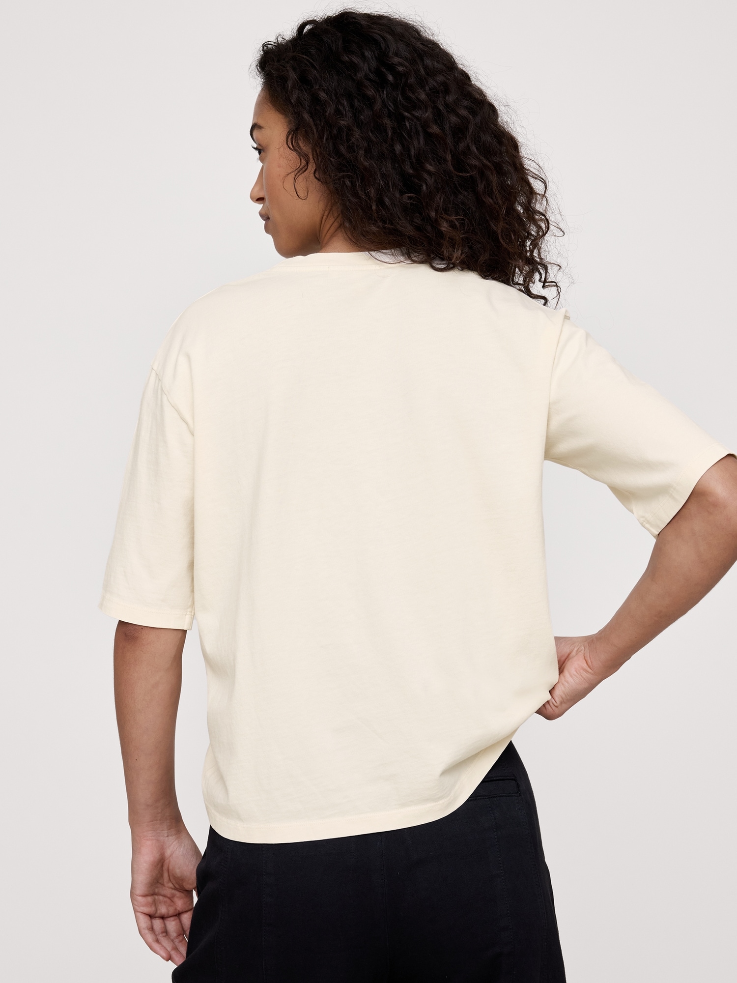 Image number 2 showing, Oversized Vintage Cotton T-Shirt