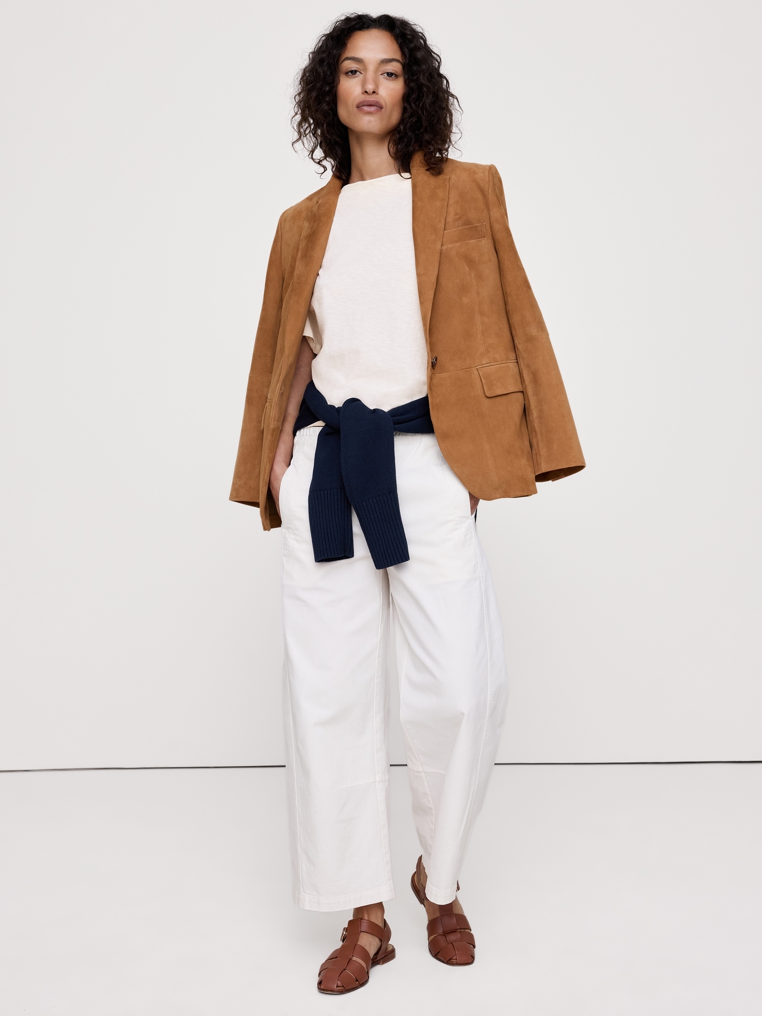 Image number 3 showing, Cotton Slub Boat-Neck T-Shirt