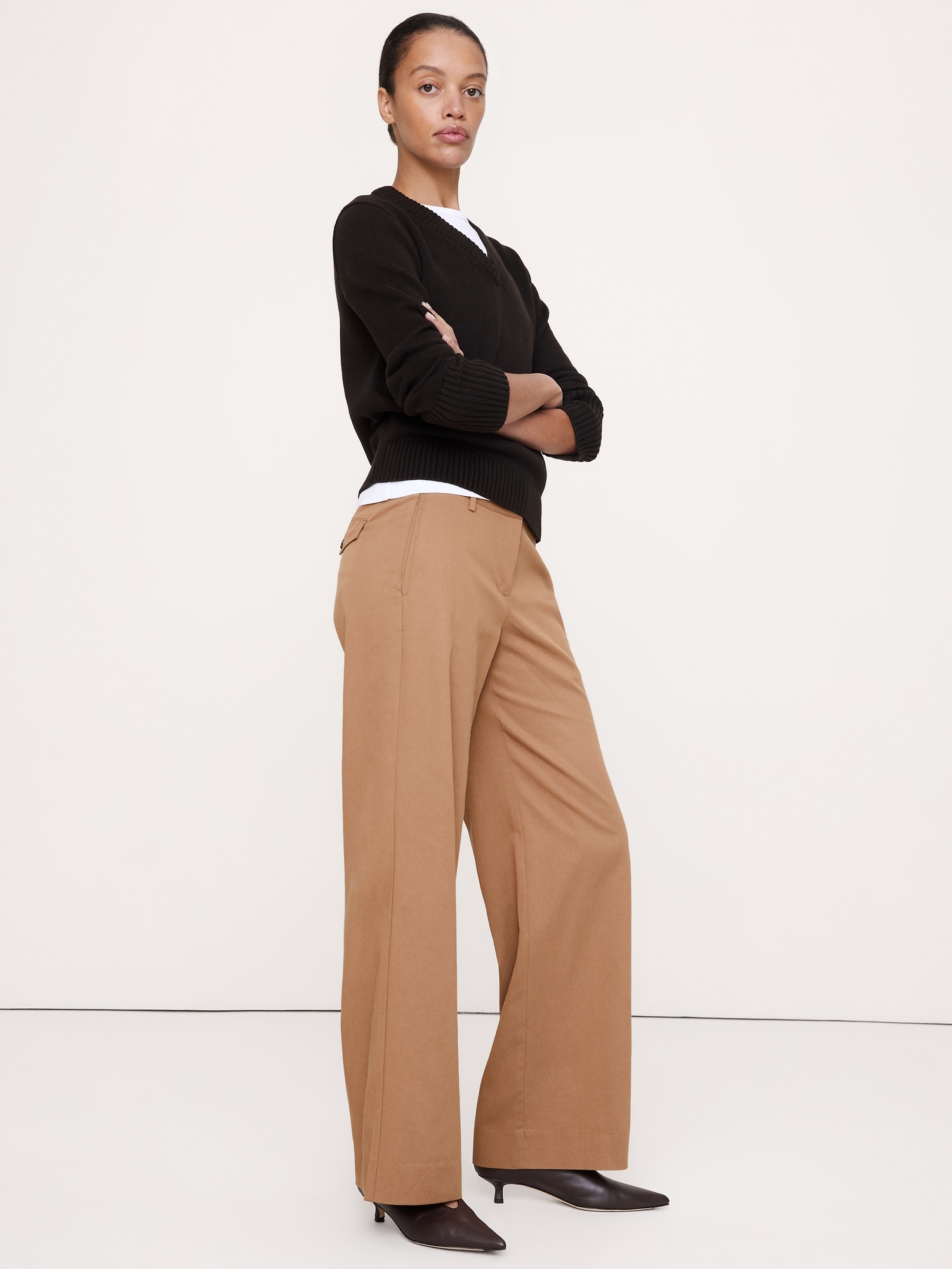 Image number 3 showing, The Everyday Wide-Leg Pant in Tencel™-Cotton