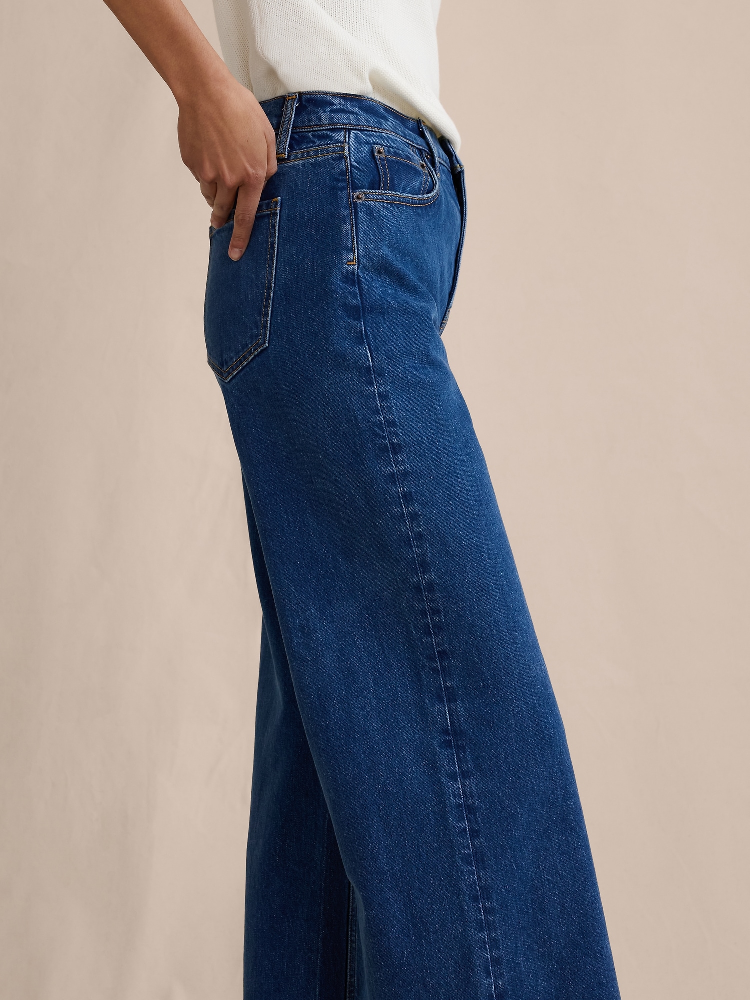 Image number 4 showing, The Icon Classic Wide-Leg Jean