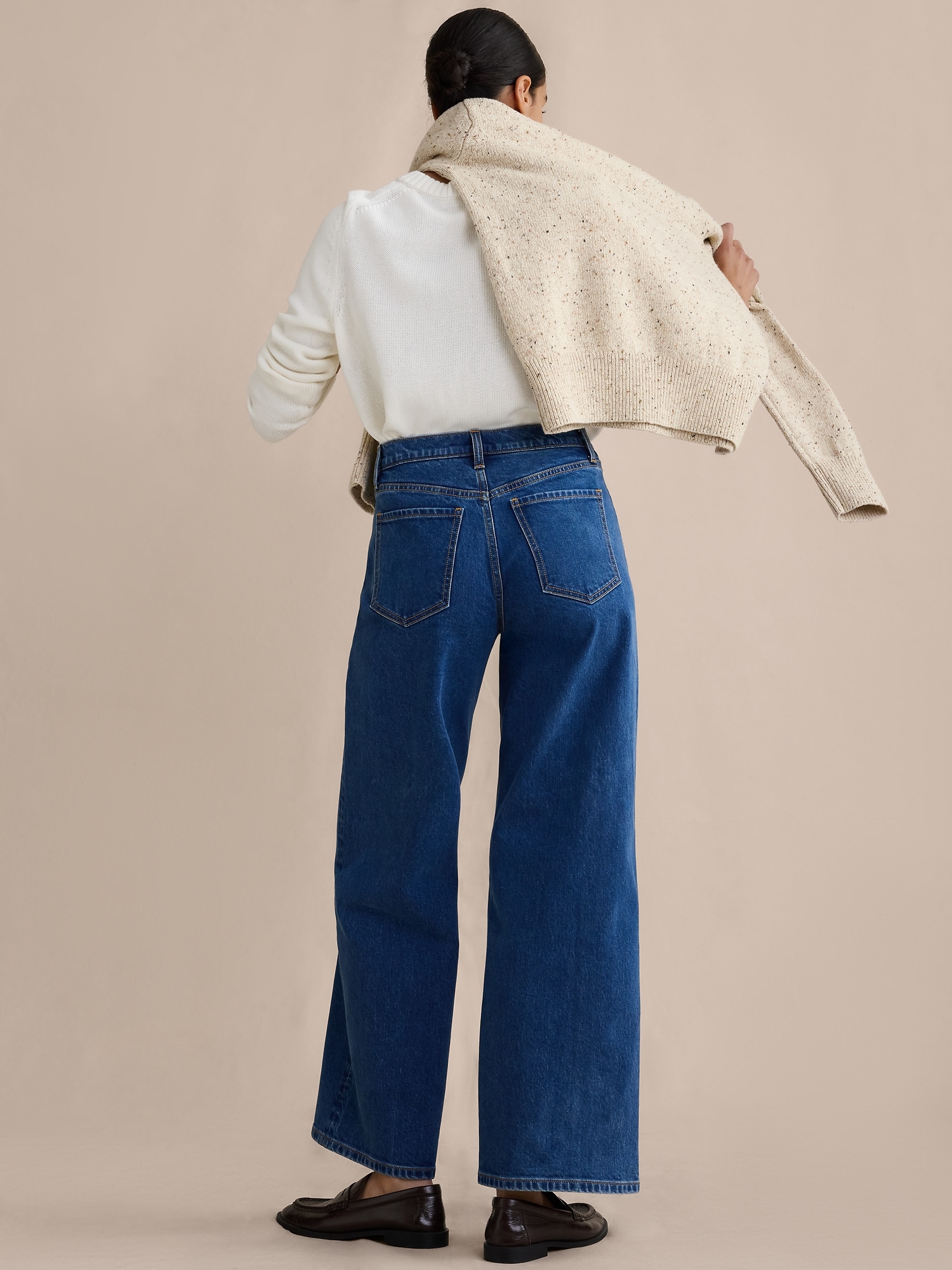 Image number 3 showing, The Icon Classic Wide-Leg Jean