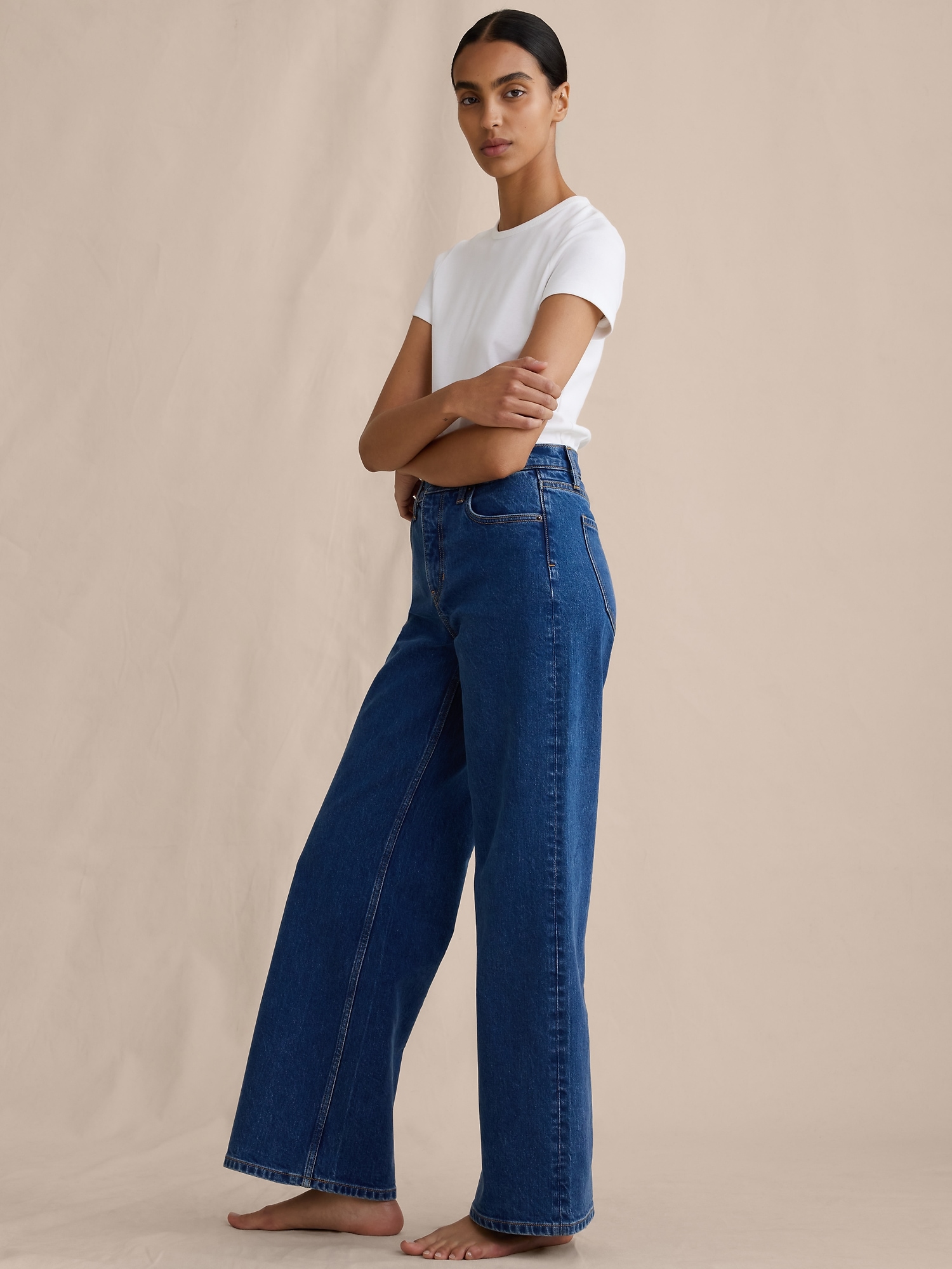 Image number 5 showing, The Icon Classic Wide-Leg Jean