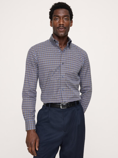 Slim-Fit Wrinkle-Resistant Dress Shirt