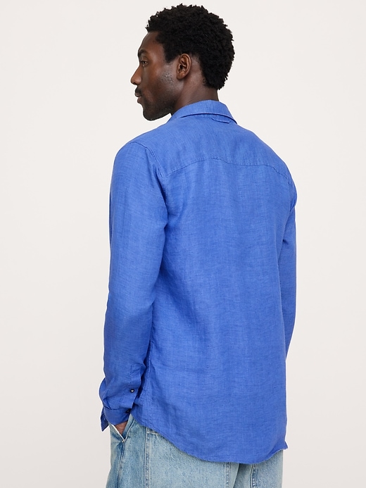 Slim-Fit Linen Shirt | Banana Republic