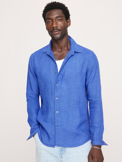 Standard-Fit Linen Shirt