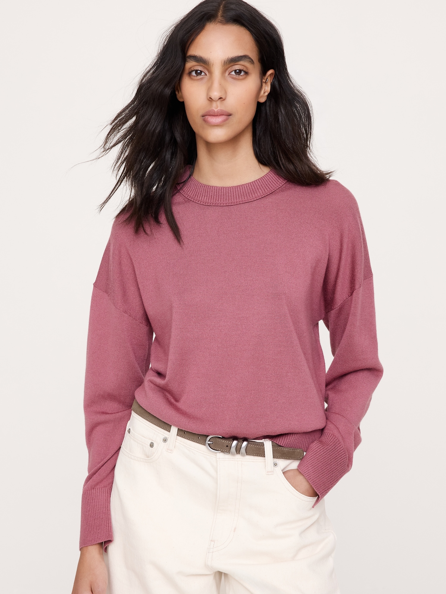 Merino Crew-Neck Sweater - thumbnail 10