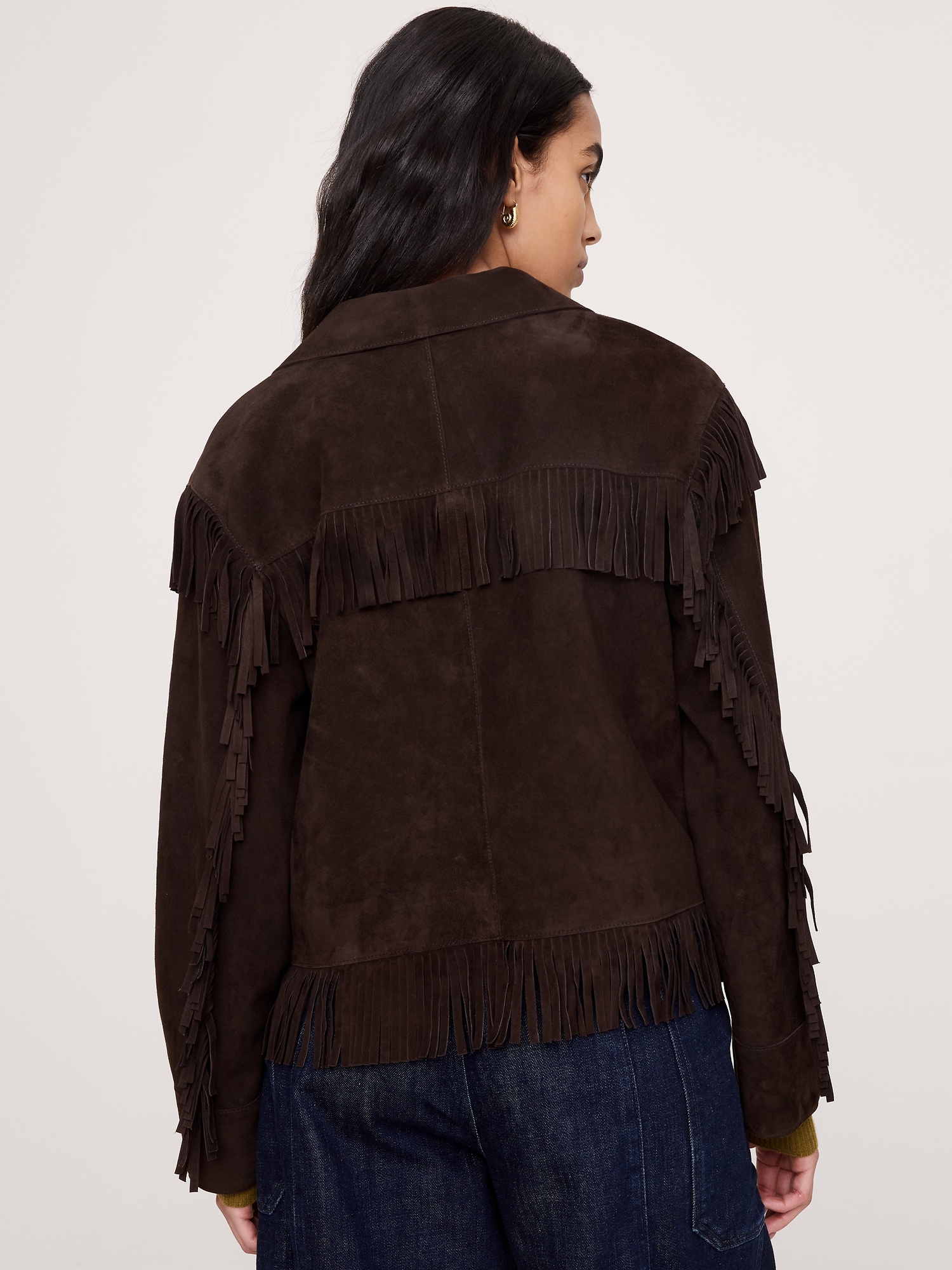 Heritage Suede Fringe Jacket - thumbnail 2