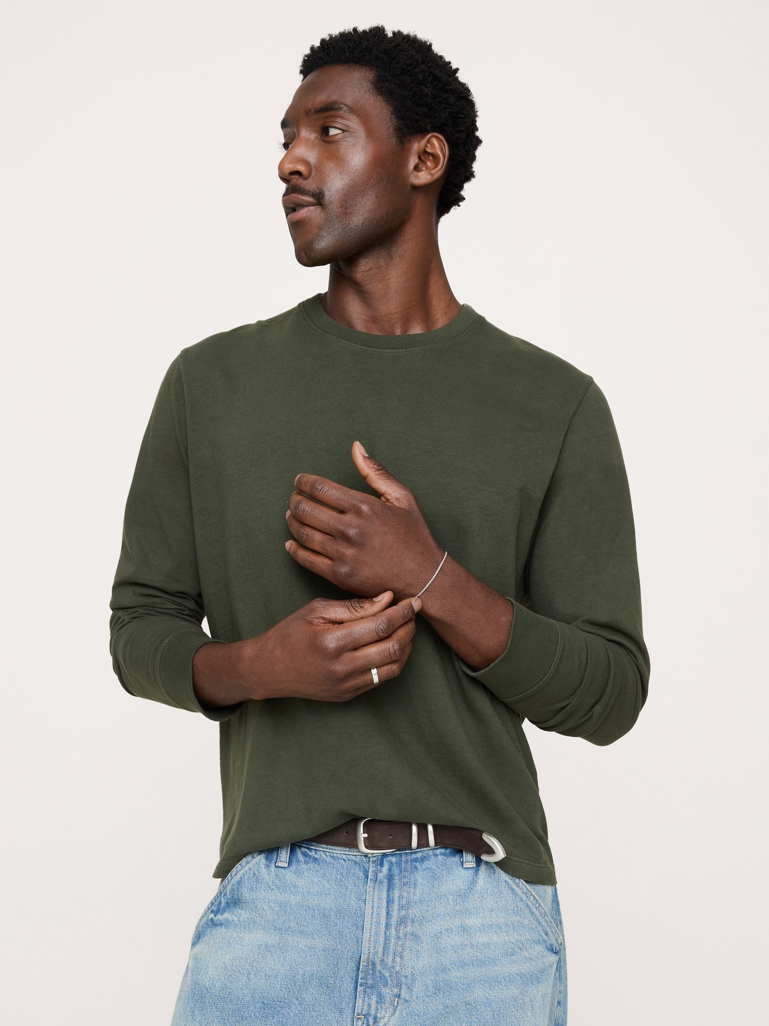 Heavyweight Cotton Long-Sleeve T-Shirt - thumbnail 2