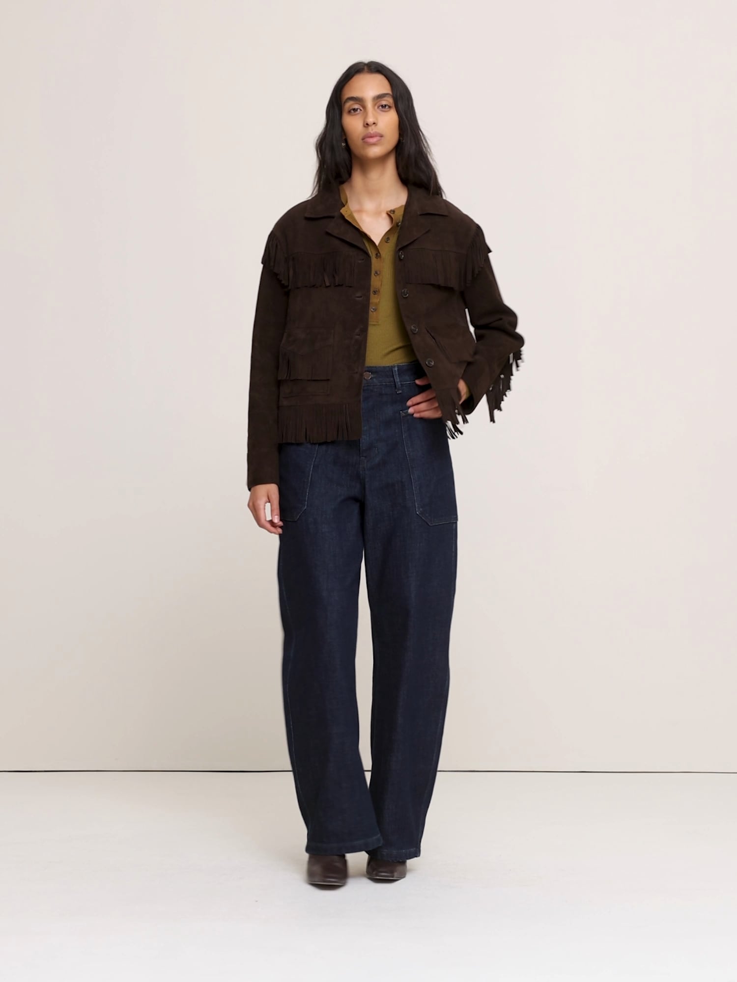 Heritage Suede Fringe Jacket - thumbnail 8