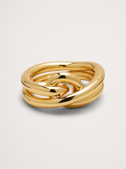Twisted Knot Ring