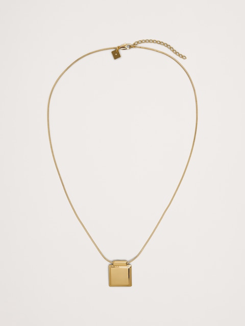 Square Pendant Necklace